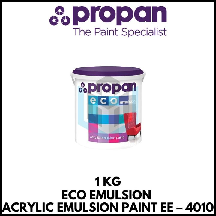 Cat Tembok Interior Propan Eco Emulsion Kaleng 1Kg Sistem Tinting Bisa Request Warna / PROPAN