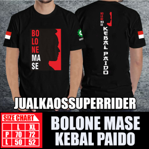 BAJU KAOS DISTRO BOLONE MASE
