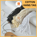 200 pcs Hang Tag String Loop Pins with Lock Pin - Cotton/PP/Wax-Coated Garment Fasteners. 