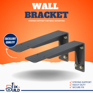 2pcs Heavy Duty Wall Brackets Mantel Large Metal Shelf Wall Floating Triangle Hand Welded Counter Mounted