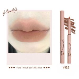 Flortte Cute Things Flat Soft Matte Makeup Lip Liner Lip Pencil
