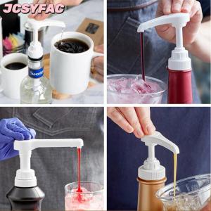JCSYFAC 1PC Syrup bơm Dispenser thay thế nước sốt áp lực vòi phun chai bơm container cho cà phê nhà bếp gia vị chất lỏng