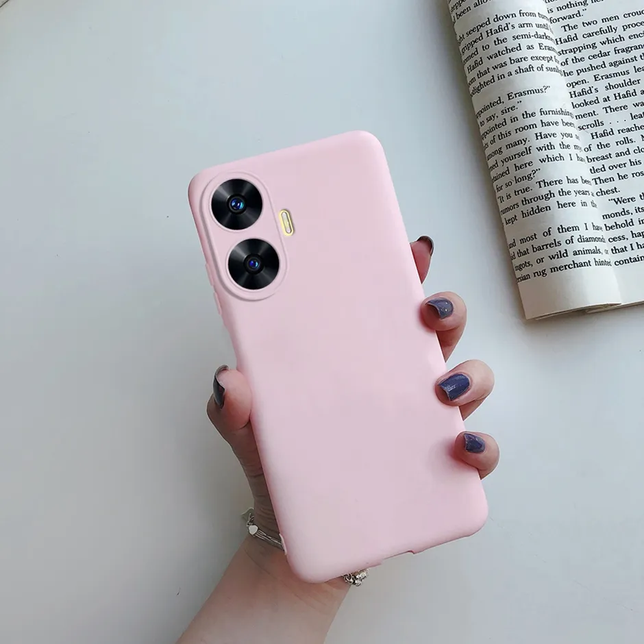PanXCase Cover per Realme C55 - Custodia Silicone Sottile