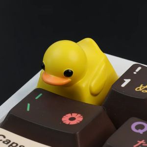 DEGRAD Cartoon Duck Keyboard Keycap Resin Decor Mechanical Keyboard Cap DIY Accessory Creative Design ESC Keycap Replacement Parts