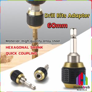 Homehub 1/4 Hex Shank Drill Bits Adapter 60mm Screwdriver Impact Driver Adaptor Quick Change