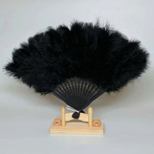 NEXASHOP Handmade White Hand Fan Crafts Gifts Multicolors Ladies Folding Fur Fans 3824cm Chinese Style Hanfu Fan Home Decor
