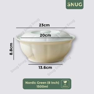 Snug Ceramic Material Soup Bowl With Lid Pumpkin Design Large Soup Bowl Large Capacity