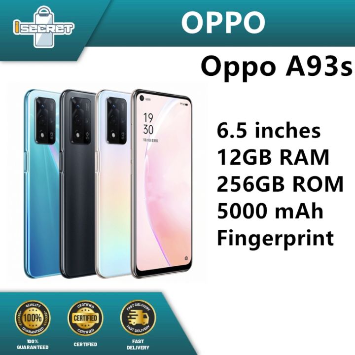 Oppo A93s - (12GB RAM + 256GB ROM) 6.5 Inch 48MP LTE SmartPhones 1 Year ...