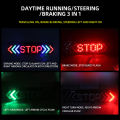 Motorcycle Tail Light STOP Flash Light Motor Indicator Brake Turn Signal Driving Warning Lamp LED 12V Waterproof. 