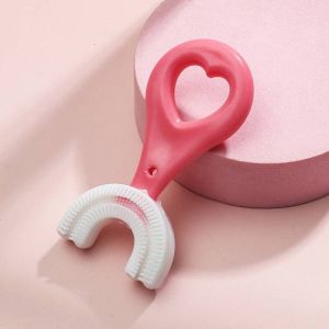 KL Stock! 360 Degrees kids U-shaped Toothbrush Toddler Baby 2-12 Years Old Childrens Soft Brushing U
