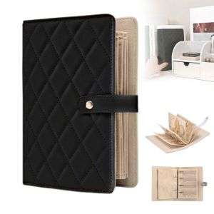 LIAOYING Transparent Jewelry Storage Book Velvet with Zipper Jewelry Packaging Box  Clear Pockets Jewelry Organizer for Women