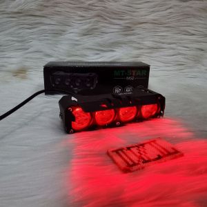 Lampu tembak sorot led sql 4 mata devil m52 mt star premium laser 29 watt real jauh dekat