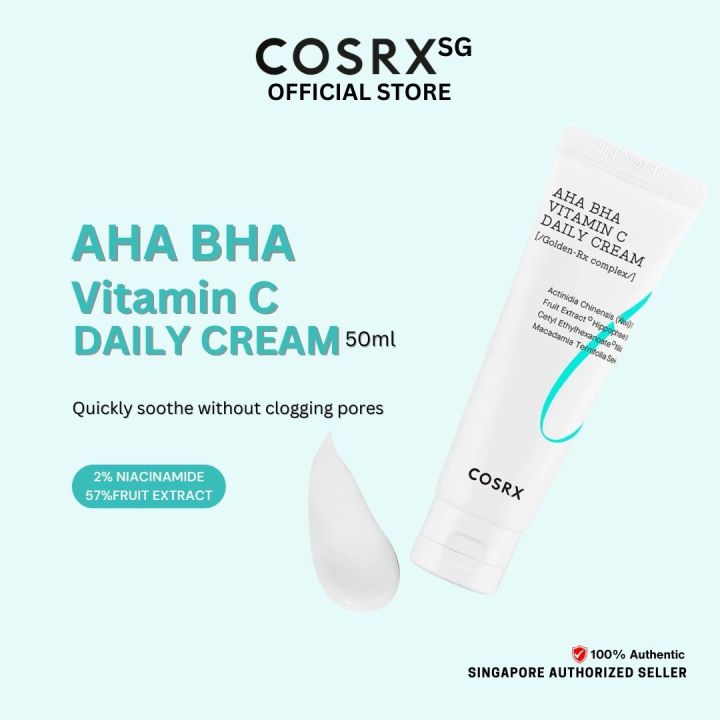 Cosrx AHA BHA Vitamin C Daily Cream 50ml (ABC Cream)-Exp:2027.04 ...