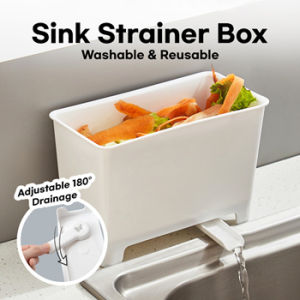 🔥 LY Sink Strainer Box 🔥 Adjustable 180° Drainage 🔥 Washable 🔥 Reusable