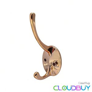 C.B. Wall-mounted Alloy Coat Hook Rust-proof For Hanging Clothes/Towels/Bags Easy To Install 1Pcs