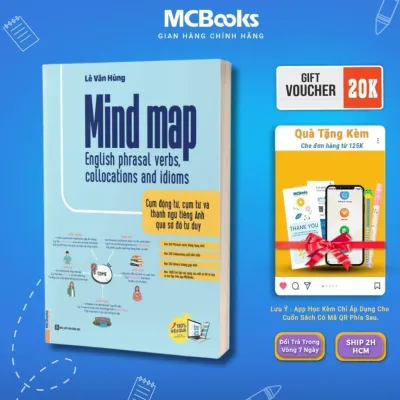 Sách - Mindmap English Học Tiếng Anh Cho Người Mới Qua Sơ Đồ Tư Duy - MCBooks