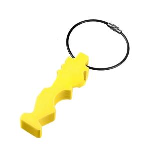 Light weight Flying Disc Care Clip Tool With Versatiles Grooves Pattern Secure Keychains For Active Lifestyle