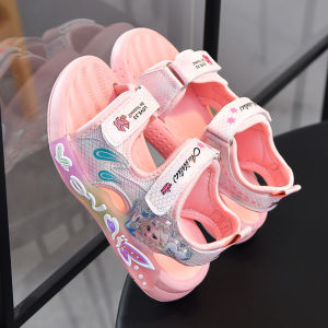 (Nhập Nguyên Hộp) Sandal Bé Gái Hình Elsa Xăng Đan & Dép Bé Gái - Mẫu Mới HQ98 Dép Quai Hậu Cho Bé Gái Đi Học