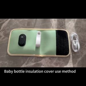 BDREAM USB Milk Warmer Compact Heating Thermo Bag Adjustable Bottle Warmer for Outdoor Use