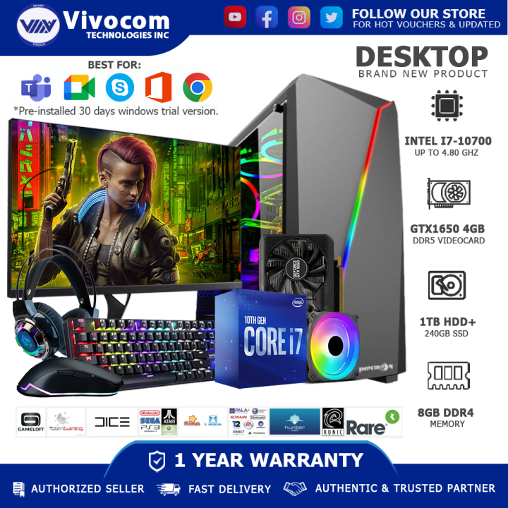 Intel Core i7-10700 Processor (16M Cache, up to GHz) GA-B560M