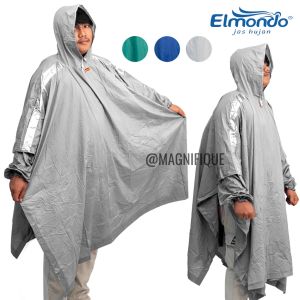 Jas Hujan Elmondo Original Jas Hujan Setelan Ponco Celana Jas Hujan Poncho Dewasa Mantel Hujan Jas Ujan Pria Dan Wanita