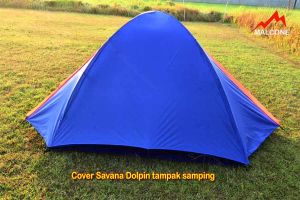 Cover Savana Dolpin 4-5 org /Tutup luar aja/bukan tenda Polyester 210T PU 2500MM (hy dpt 1 cover)