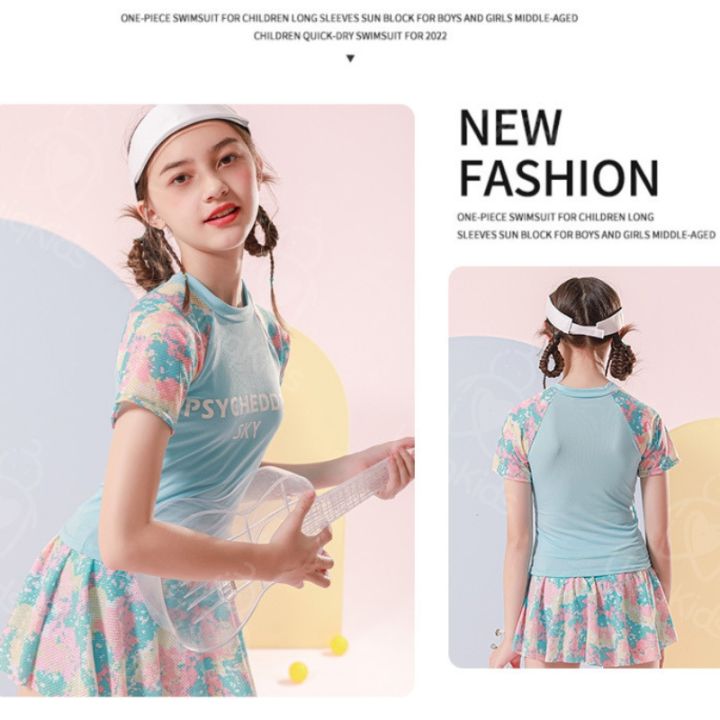 Uniqkids%20Kids%20Girl%20Swimwear%20Summer%20Fashion%20Two%20piece%20set%20Sports%20Tennis%20Outfit%20Swimsuit%20Clothes%20-%20Image%207
