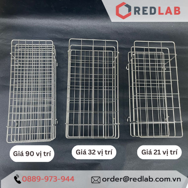 Giá đỡ ống nghiệm Inox 201 nhiều kích cỡ, đường kính F13, F16-18, F20 ...