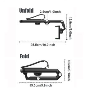 360° Rotating Car Sun Visor Cell Phone Holder Rearview Mirror Phone Holder For Car SunroofRear Seat