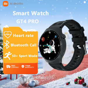 XIAOMI GT4 PRO Smart Watch 1.52 Inch Full Touch Screen Sport Watch IP68 Waterproof Blood Oxygen Blood Glucose Heart Rate Blood Pressure Monitor Sleep Monitoring Fitness Mode Bluetooth Call SMS Reminder Android IOS SmartWatches for Men Women