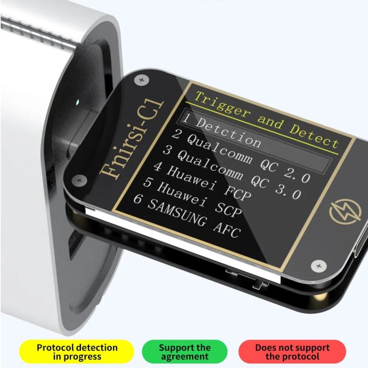 C1 Type-C PD Trigger USB-C Voltmeter Ammeter Fast Charging Protocol ...