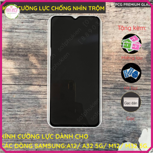Kính cường lực Samsung A12/ A32 5G/ M12/ M32 5G/ A03S/ A03/ A02/ M02/ A02S/ A04/ A04S chống nhìn trộm cao cấp