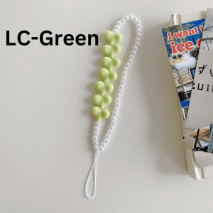 Candy color phone bead chain accessories cutie beautiful hanging holder lanyard