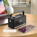 Goojodoq Loa Bluetooth phong cách 5.3 BT Kết nối không dây Hỗ trợ cuộc gọi rảnh tay Tăng cường Âm thanh âm trầm sâu. 