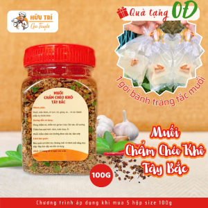 Muối chẩm chéo khô Tây Bắc Hữu Trí gia truyền hương vị truyền thống đậm đà