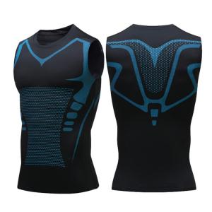 2026 Compression Tank Top FOR Men Gym Shirt Core Shaping Belly Vest High Elasticity Mens Sport Fitness Vest Workout Muscle Top