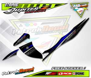 STRIPING VARIASI YAMAHA JUPITER Z BURHAN / STICKER LIST VARIASI MOTOR JUPITER Z BURHAN