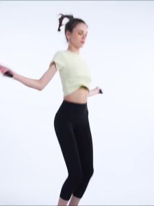 Của phụ nữ đơn giản và tay ngắn phong cách Yoga T-Shirt cho thể thao thường dịp