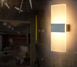 LED Wall Lamp Bedside Light Bedroom Living Room Corridor Aisle Wall Lamp European Style Creative Bedside Lamp Simple Modern Corridor Stair Lamp Living Room 29*11CM