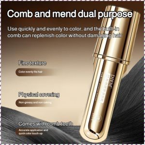 Hairdressing Stick Physical Gray Hair Uniform Distribution Hair Color Stick Mild and Non-irritating