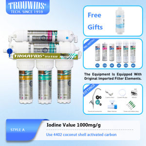 TROUWIDS Alkaline Water Filter 6 Stage 0.01 Micron Water Purifier For Home