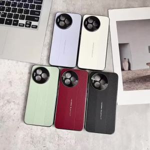 ซองศัพท์หนัง PU เรียบเคลือบไฟฟ้าสำหรับ Xiaomi Redmi K80 Pro K80Pro RedmiK80Pro Redmi K80 Ultra K80Ultra RedmiK80Ultra ป้องกันรอยนิ้วมือ หรูหรา ครอบคลุมทุกส่วน ป้องกันแรงกระแทก