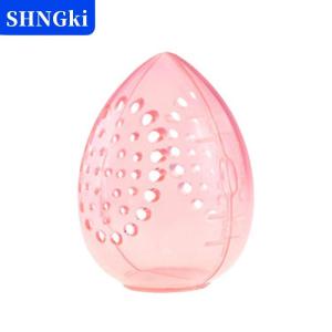 SHNGki 1PC mỹ phẩm trứng hộp lưu trữ vẻ đẹp miếng bọt biển đứng lưu trữ trường hợp trang điểm Máy xay sinh tố Puff chủ Rỗng Mỹ phẩm cống container