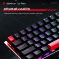 MACHENIKE K500 M61 Analog Magnetic Switch Mechanical Keyboard 8000 Hz Polling Rate RBT Wired keyboard Adjustable Key Travel RGB Backlit Aluminum Top Plate 61 Keys Gaming Keyboard Support Driver. 