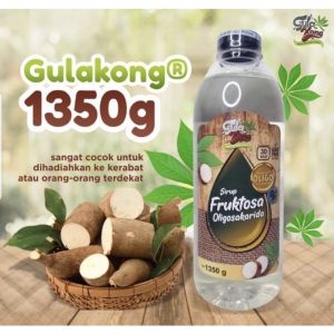 Gulakong Gula Tapioka Alami netto 1350gram