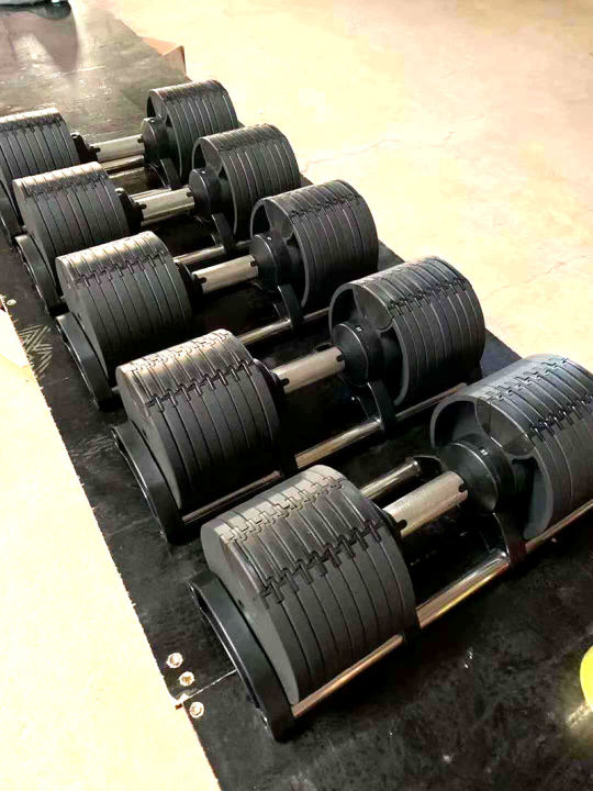 Adjustable Dumbbells Weight Training Equipment Ready Stock