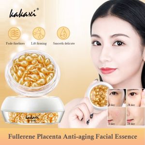 Fullerene Placenta  Essence Capsule Moisturizing Anti-wrinkle Anti-aging Whitening Firming Essence