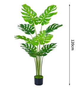 Premium Artificial Monstera 90/120/160cm - Lifelike Lush Foliage Low Maintenance for Home Office Decor