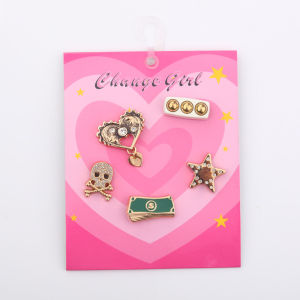 Charm cross Jibbitz Kim Loại Khóa Giày Lỗ Phụ Kiện Giày Bộ Đầu Lâu Hoạt Hình Đô La Mỹ Thời Trang Giày Phụ Kiện Sticker Dép cross