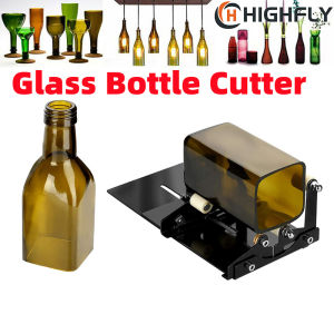 DIY Glass Bottle Cutter Adjustable Sizes Metal Glassbottle Cut Machine for Crafting Wine Bottles House Decorations Cutting Tool